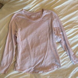 Old Navy Light Pink Long Sleeve Tee